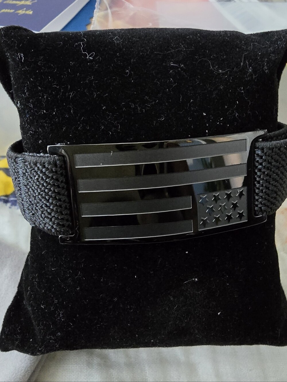 Black Tactical American Flag Bracelet - Men’s Accessory